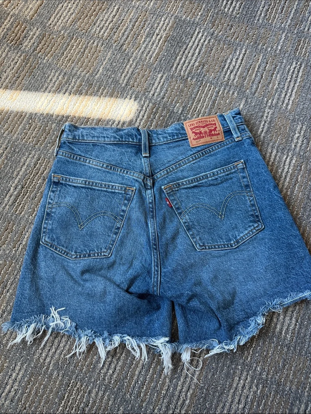Levi's 501 button fly cutoff shorts